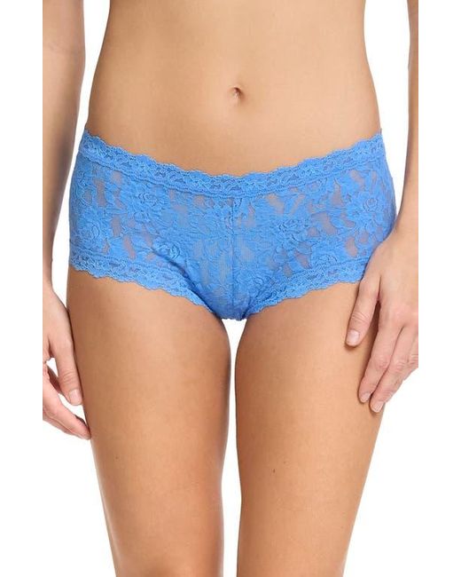 Hanky Panky Blue Signature Lace Boyshorts