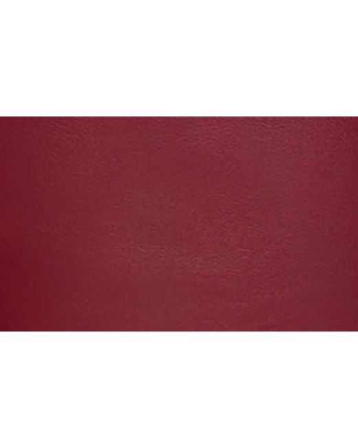 Joe's Jeans Red Lyra Slim Ankle Faux Leather Pants