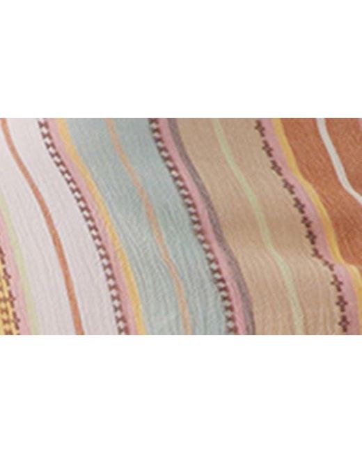 O'neill Sportswear Natural Maizie Stripe Wrap Minidress