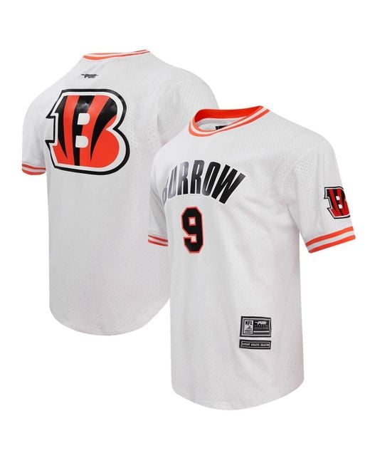 Ja'Marr Chase Cincinnati Bengals Pro Standard Mesh Player Name & Number Top  - White