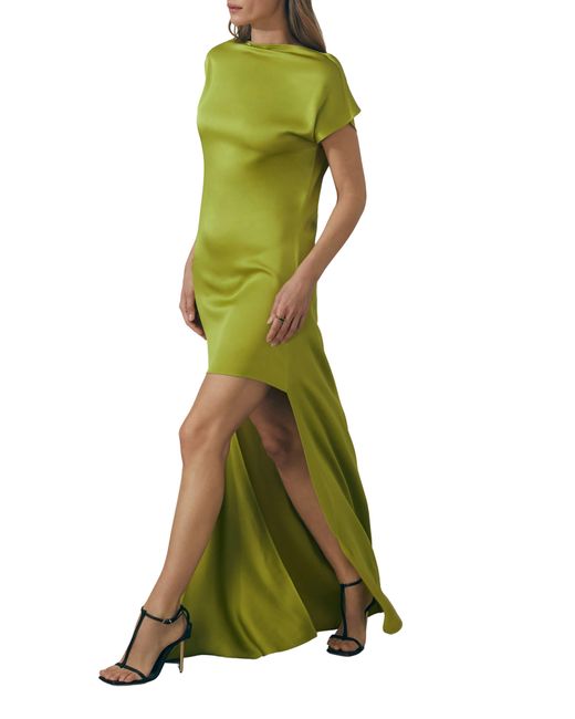 Reiss Green Atelier Eloise High-low Dress