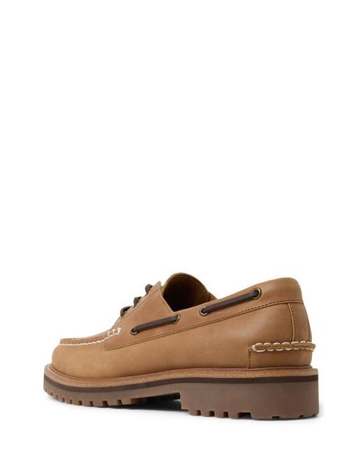 ALDO Brown Cedric Lugged Boat Shoe for men