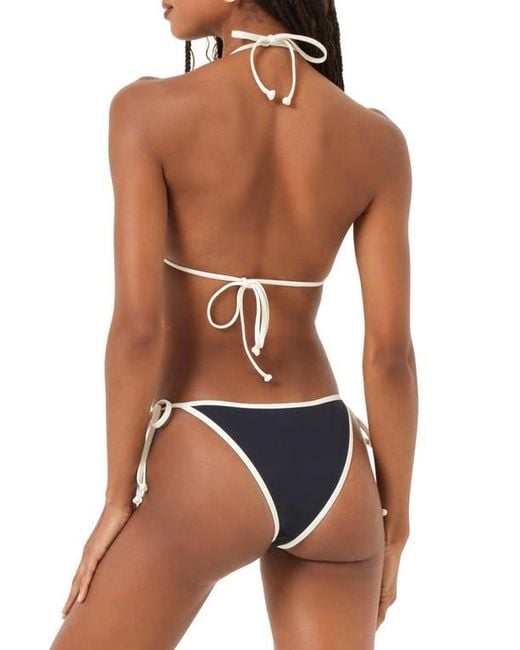 LSPACE Blue Levy Classic Bikini Bottoms