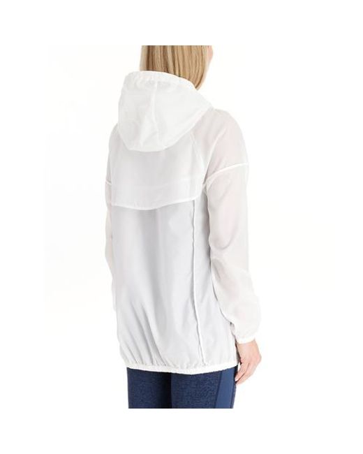 Modern Eternity Maternity White Addison 3-In-1 Waterproof Maternity Windbreaker