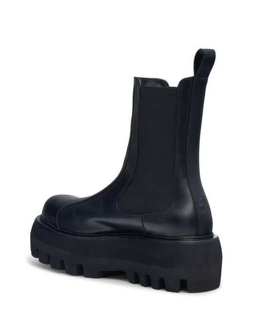 Alexander McQueen Black Sofa Hi Platform Chelsea Boot for men