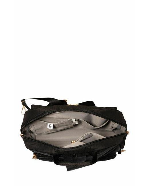 Baggallini Black Coastal Flip Lock Day Pack