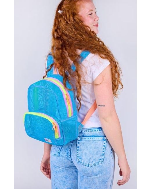 Mokuyobi Blue Mesh Mini Backpack