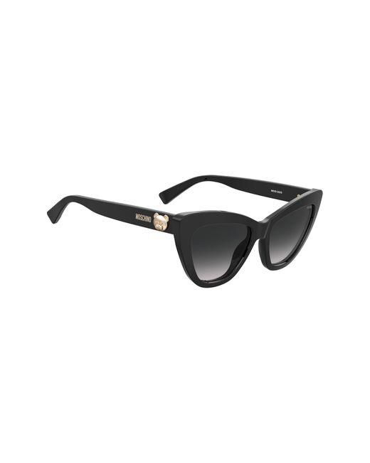 Moschino Black 54mm Gradient Cat Eye Sunglasses