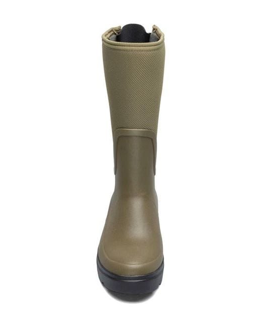 Bogs Green Hazel Tall Adjustable Calf Rain Boot