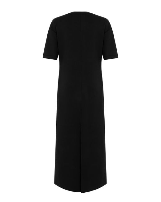 Nocturne Black Long Dress With Cutout Detail