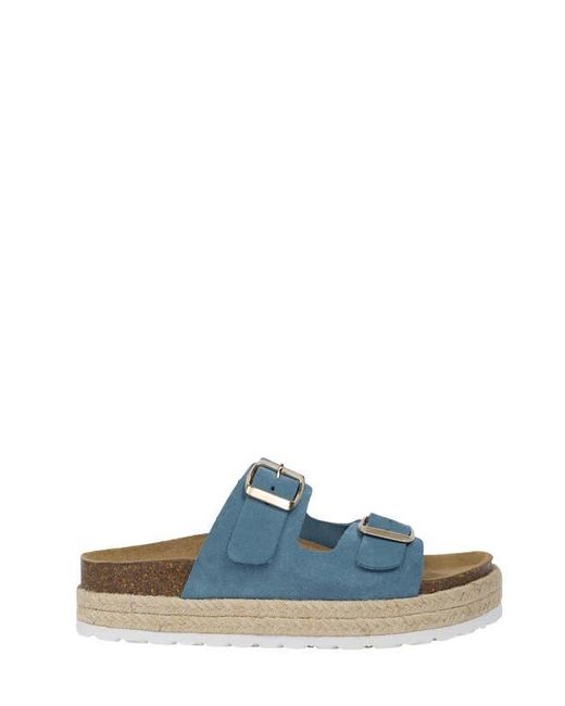 Celtic & Co. Blue Double Buckle Sandal