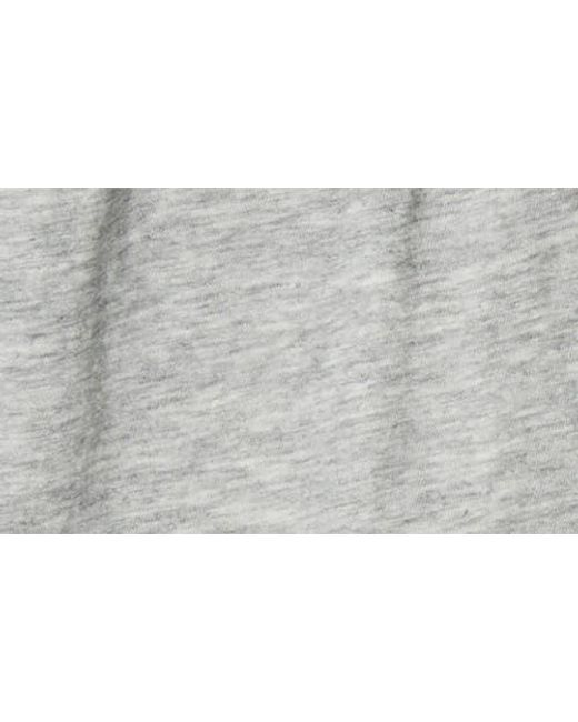 Lunya Gray Organic Pima Cotton Sleep Shorts