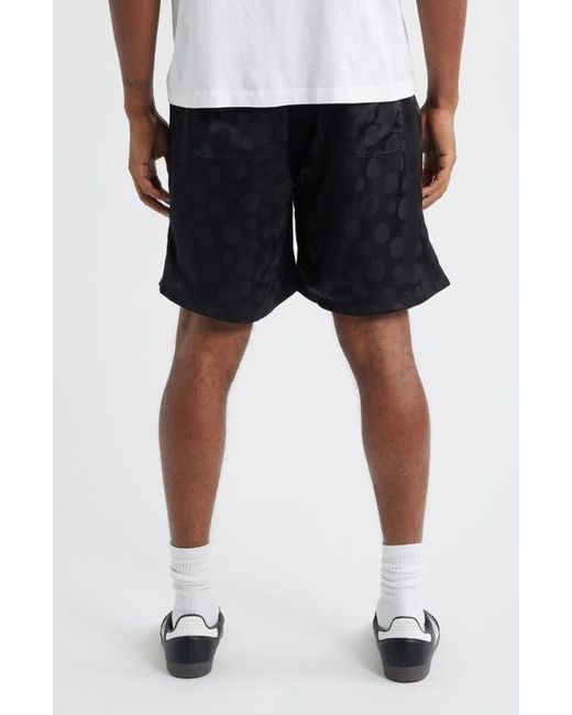 Honor The Gift Black Polka Dot Drawstring Shorts for men