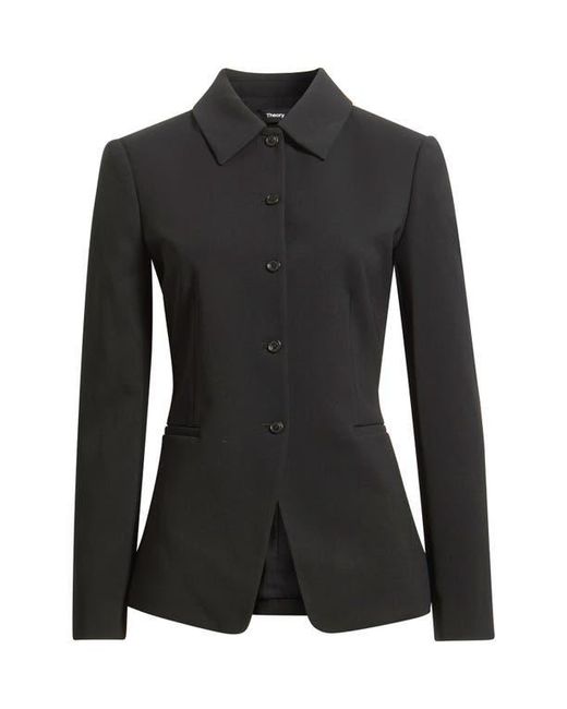 Theory Black Essential Cutaway Jacket