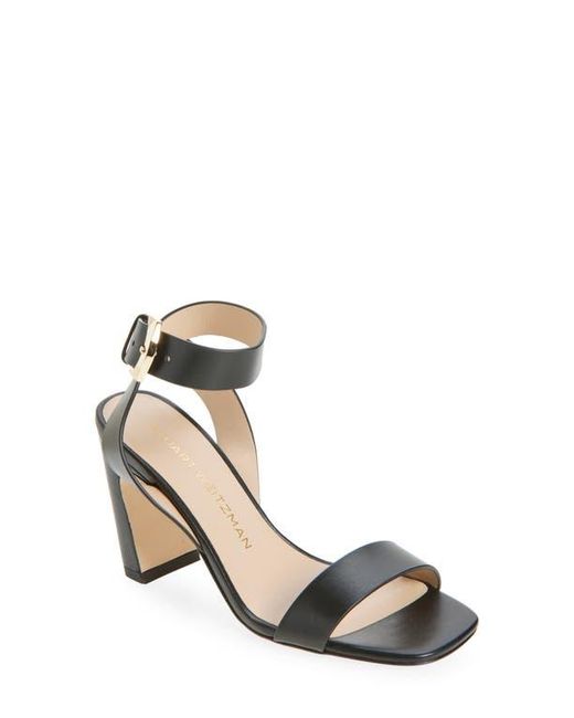 Stuart Weitzman Metallic Sai Ankle Strap Sandal