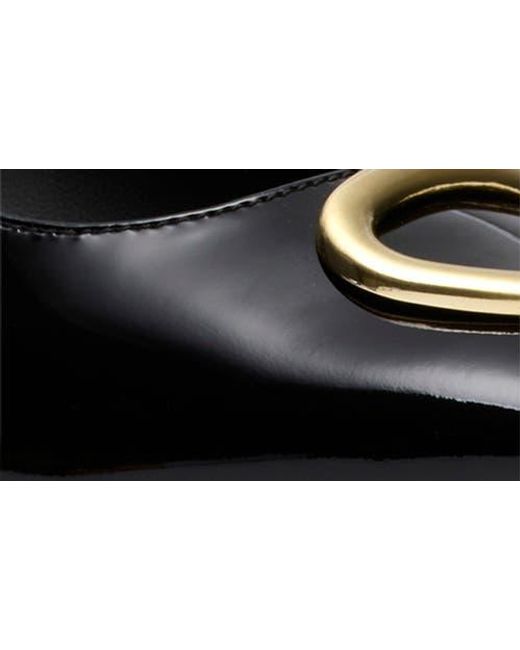 Clarks Black Fernie Square Toe Slingback Pump