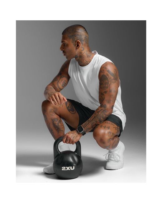 2xu Gray Signature Tank for men