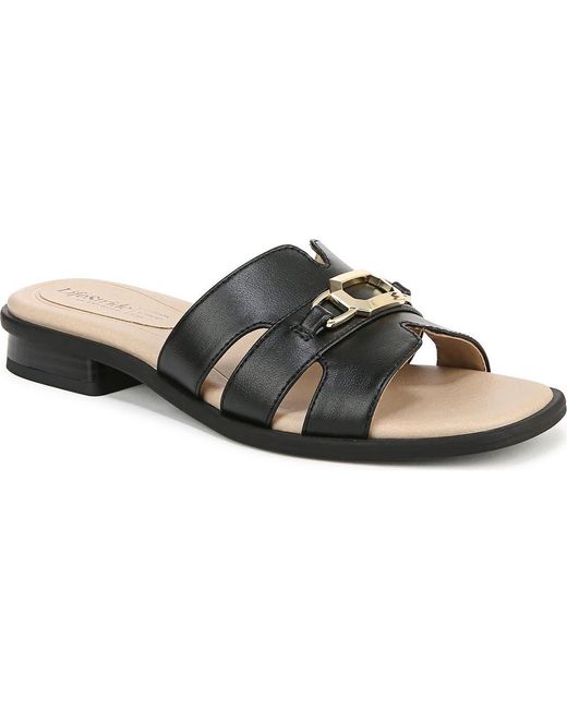 LifeStride Brown Royalty Bit Slide Sandal