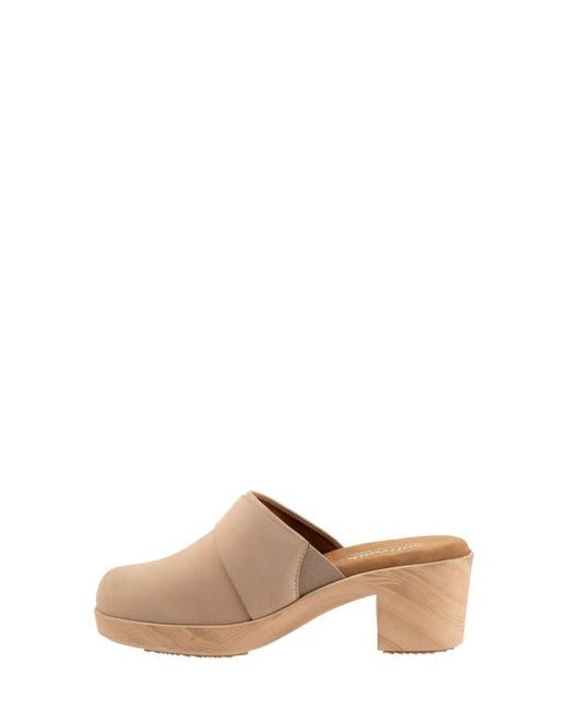 Softwalk® Brown Ferrara Platform Mule