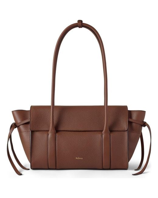 Mulberry Brown Small Soft Bayswater Leather Satchel