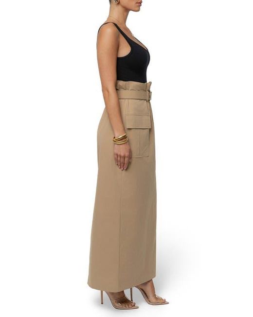JLUXLABEL Natural New Edge Cargo Skirt