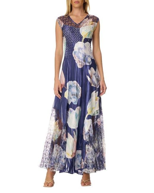 floral lace back maxi dress House of CB Seren Vintage Cream Floral Lace Back Maxi Dress main image 1