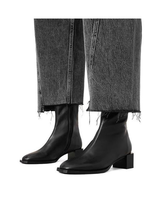 AllSaints Black Avril Bootie