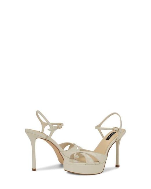 Nine West Metallic Tates Ankle Strap Platform Sandal