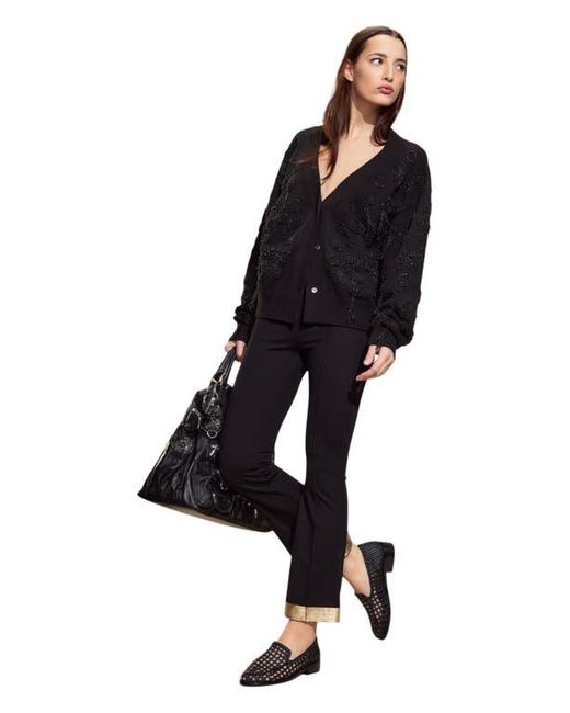 Cynthia Rowley Black Paloma Boyfriend Cardigan
