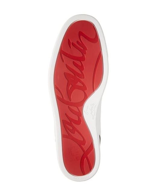 Christian Louboutin White Fun Louis Sneaker for men