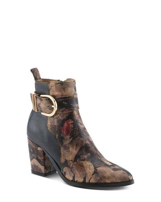 Spring Step Brown Rosa Leather Bootie