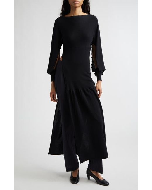 paloma wool knit dress Paloma Wool // Blue Ribbed Knit Button Up Dress VSP Consignment
