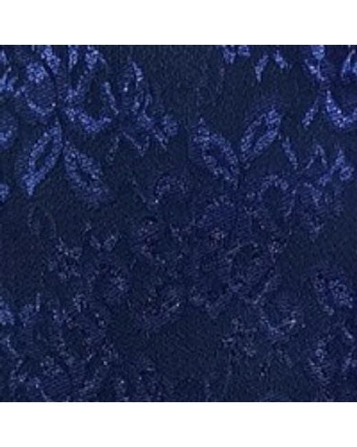 Alie Street London Blue Lila 3/4 Sleeve Lace Maxi Gown