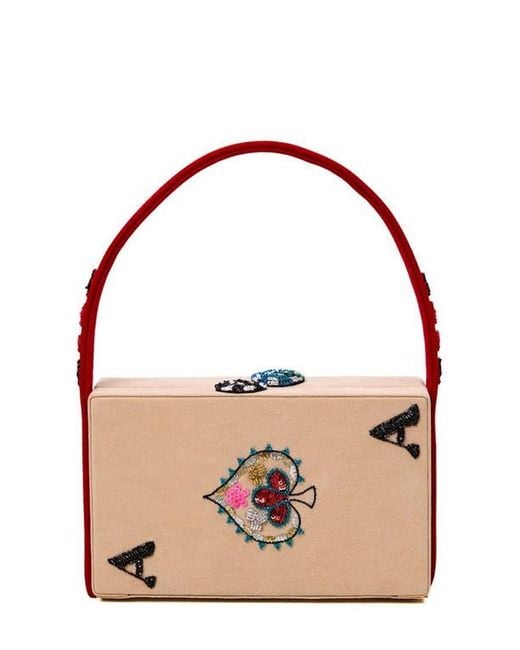 Simitri Red Poker Bag