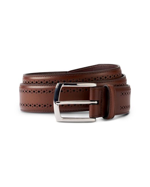allen edmonds leather belt