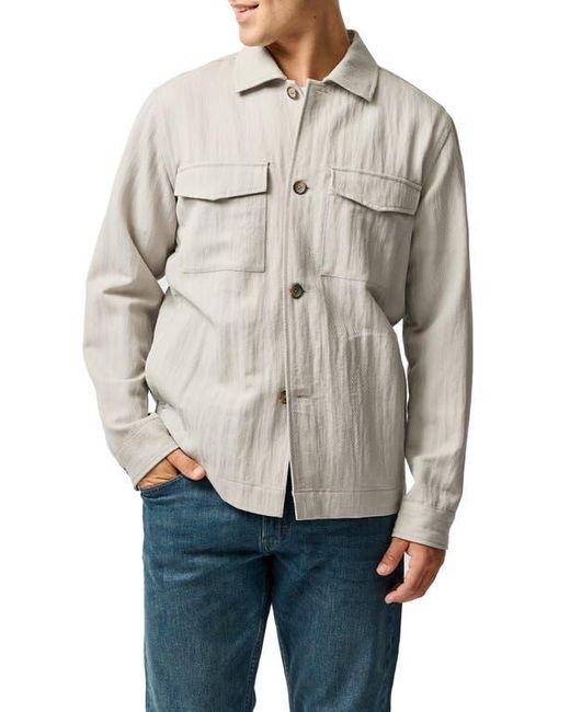 Rodd & Gunn Gray Buckleton Wool Blend Shirt Jacket for men
