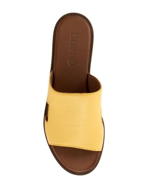 BUENO Metallic Hendrix Slide Sandal