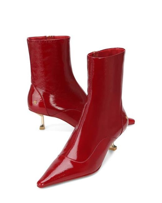 Naked Wolfe Red Tempting Pointed Toe Bootie