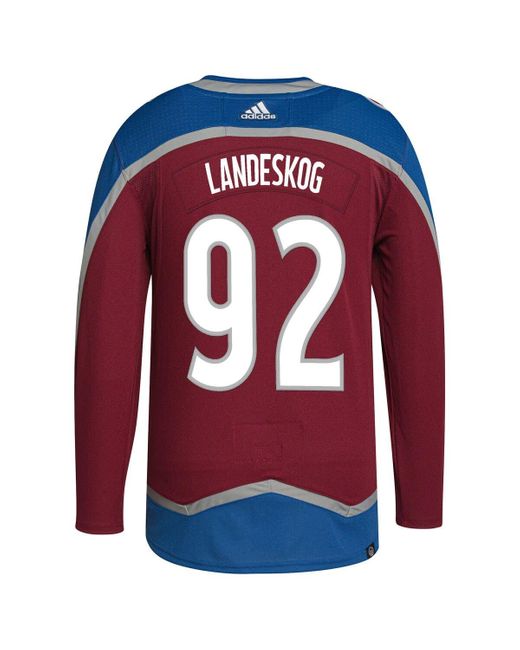 Men's Colorado Avalanche adidas White Away Authentic Pro Team Jersey