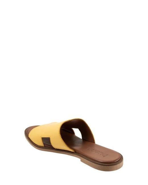 BUENO Metallic Hendrix Slide Sandal