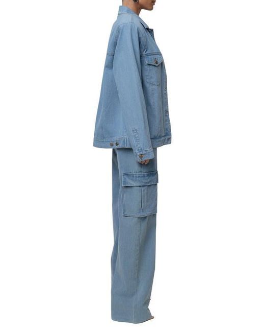 JLUXLABEL Blue Next Phase Denim Jacket