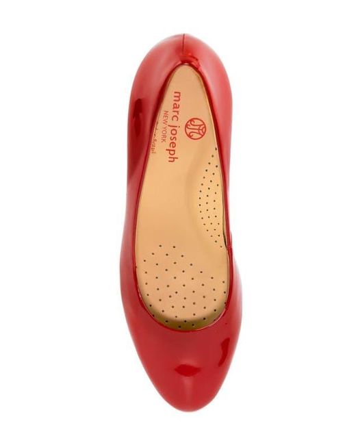 Marc Joseph New York Red Broad St 2.0 Patent Leather Pump