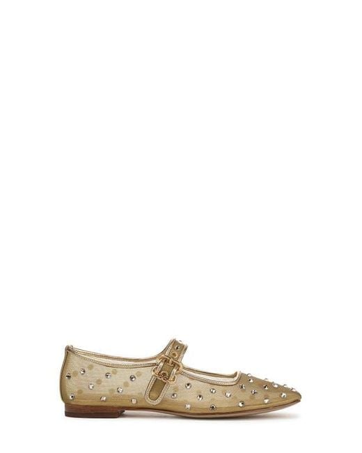 Sam Edelman Brown Michaela Shine Mary Jane Flat Shoes