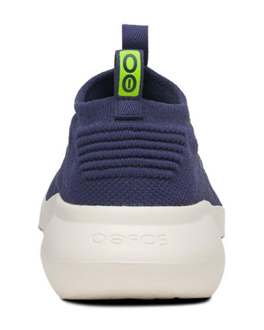 OOFOS Blue Oomy Zen Slip-On Sneaker for men