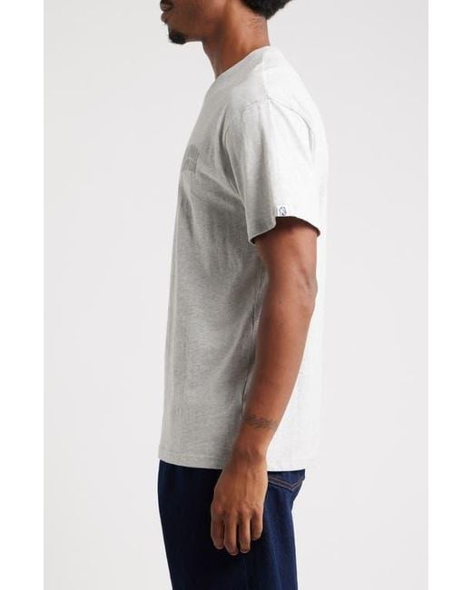 BBCICECREAM White Small Curve Graphic T-Shirt for men