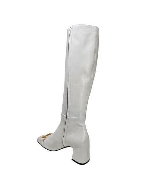 Madison Maison Gray Tall Lock Boot