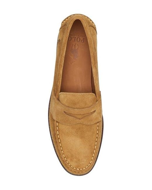 Ralph Lauren Brown Alston Penny Loafer for men