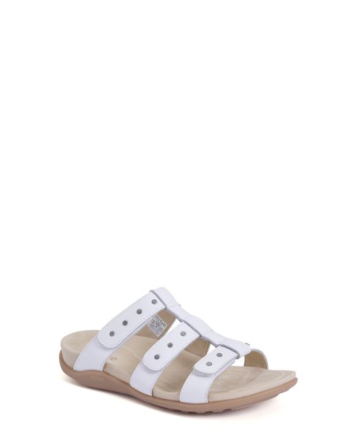 Strive White Biarritz Sandal