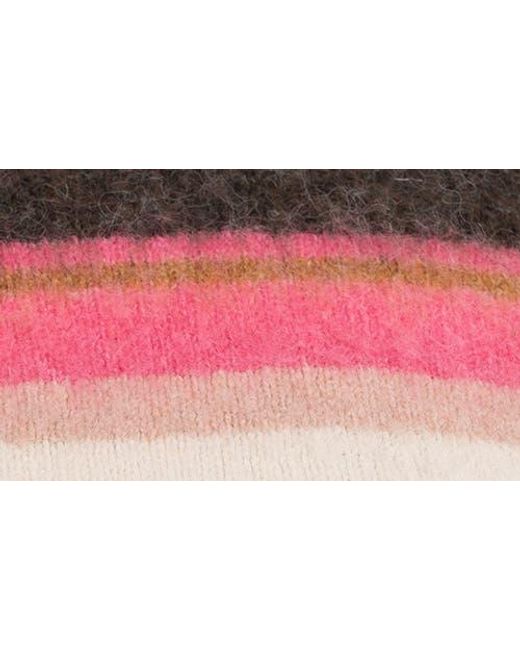 Kut From The Kloth Red Elvira Stripe Sweater