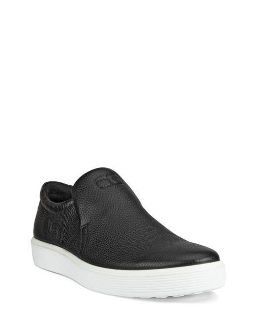 Ecco Soft 60 Slip-on Sneaker in Black for Men | Lyst